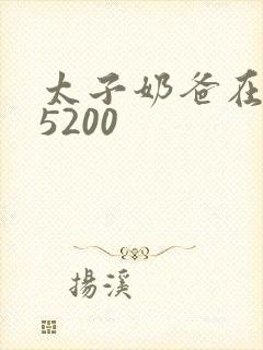 太子奶爸在花都5200