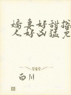 娇妻好甜总裁大人好凶猛免费小说