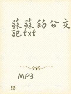 苏苏的公交车日记txt