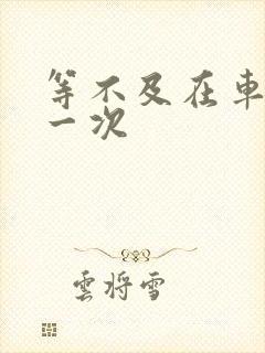 等不及在车里做一次