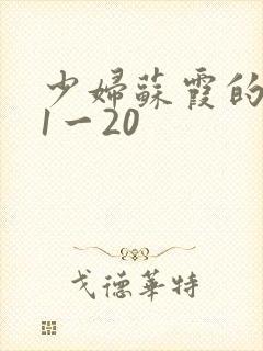 少妇苏霞的沉沦1一20