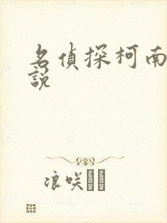 名侦探柯南h小说