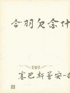 合羽欠念什么