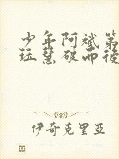 少年阿斌第二部珏慧破而后立