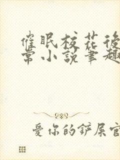 催眠校花后的日常小说笔趣阁