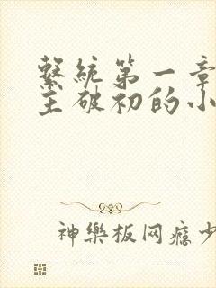 系统第一章给宿主破初的小说