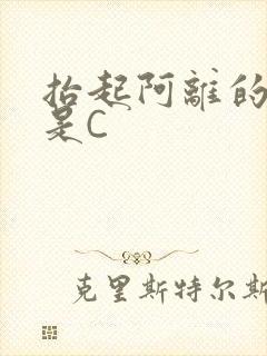 抬起阿离的腿就是C