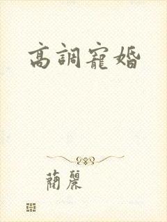 高调宠婚