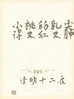 小桃的乳尖被吸得又红又肿