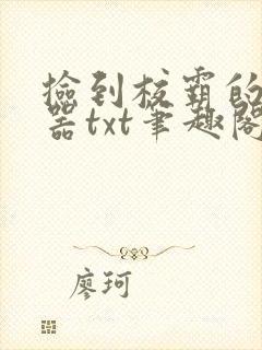 捡到校霸的遥控器txt笔趣阁