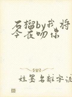 石榴by我将在今夜吻你