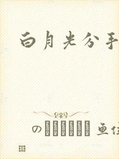 白月光分手日常