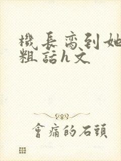 机长脔到她哭h粗话h文