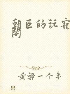 朝臣的玩宠笔趣阁