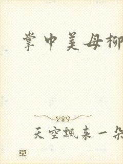 掌中美母柳玉茹