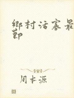 乡村活寡最新章节