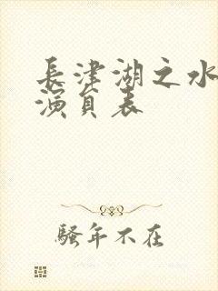 长津湖之水门桥演员表