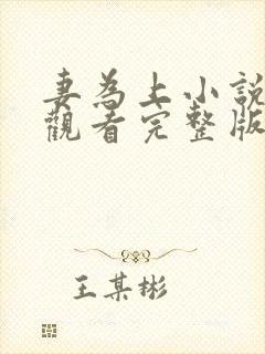 妻为上小说免费观看完整版笔趣阁