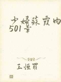 少妇苏霞肉欲第501章