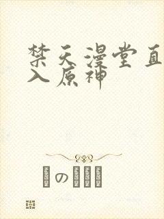 禁天漫堂直接进入原神