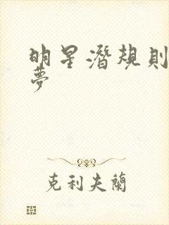 明星潜规则之皇梦