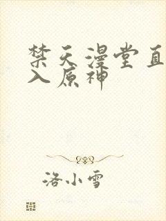 禁天漫堂直接进入原神