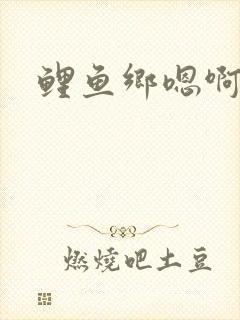 鲤鱼乡嗯啊