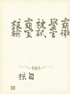 校霸被学霸压实验室试管微博