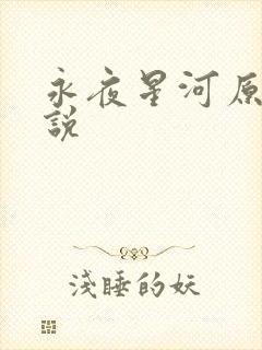 永夜星河原著小说