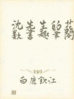 沈先生的花式调数书趣笔阁