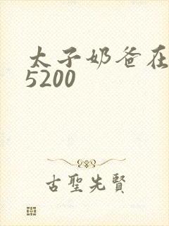 太子奶爸在花都5200