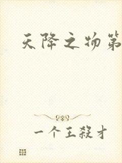 天降之物第一季