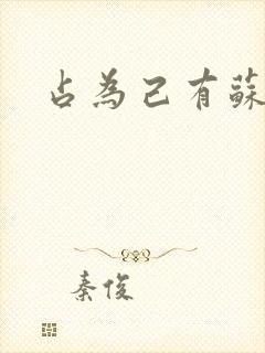 占为己有苏静初