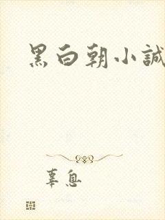黑白朝小诚