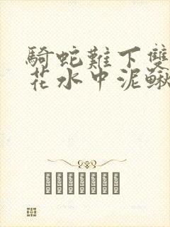 骑蛇难下双金银花水中泥鳅双男主
