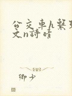 公交车h系列辣文n诗晴