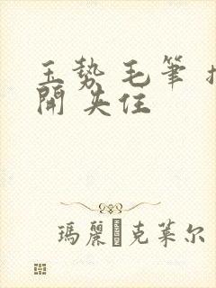 玉势 毛笔 撑开 夹住