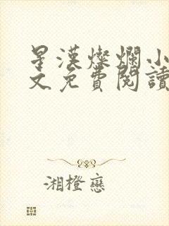 星汉灿烂小说全文免费阅读