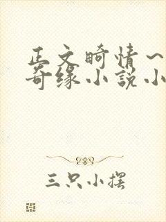 正文畸情～内裤奇缘小说小茹