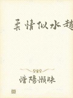 柔情似水赵雅儿