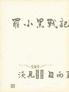 罗小黑战记小说