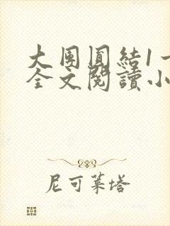 大团圆结1一6全文阅读小说