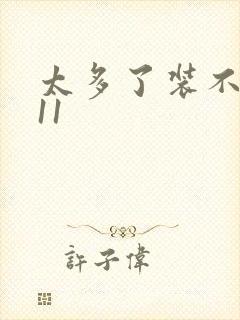 太多了装不下H11