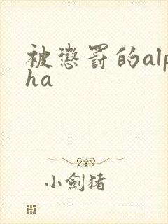 被惩罚的alpha