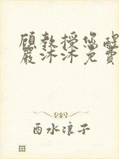 顾教授您醒了吗严沐沐免费阅读全文小说