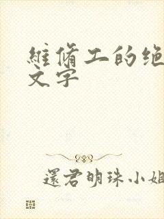 维修工的绝遇中文字