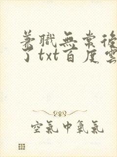 兼职无常后我红了txt百度云