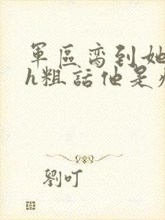 军区脔到她哭hh粗话他是疯批