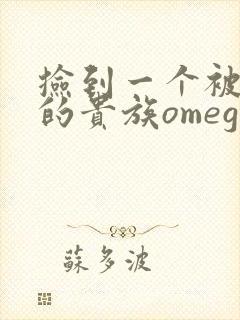 捡到一个被抹布的贵族omega