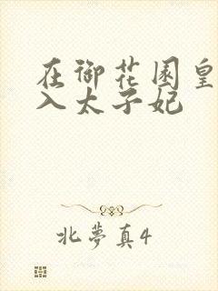 在御花园皇上进入太子妃